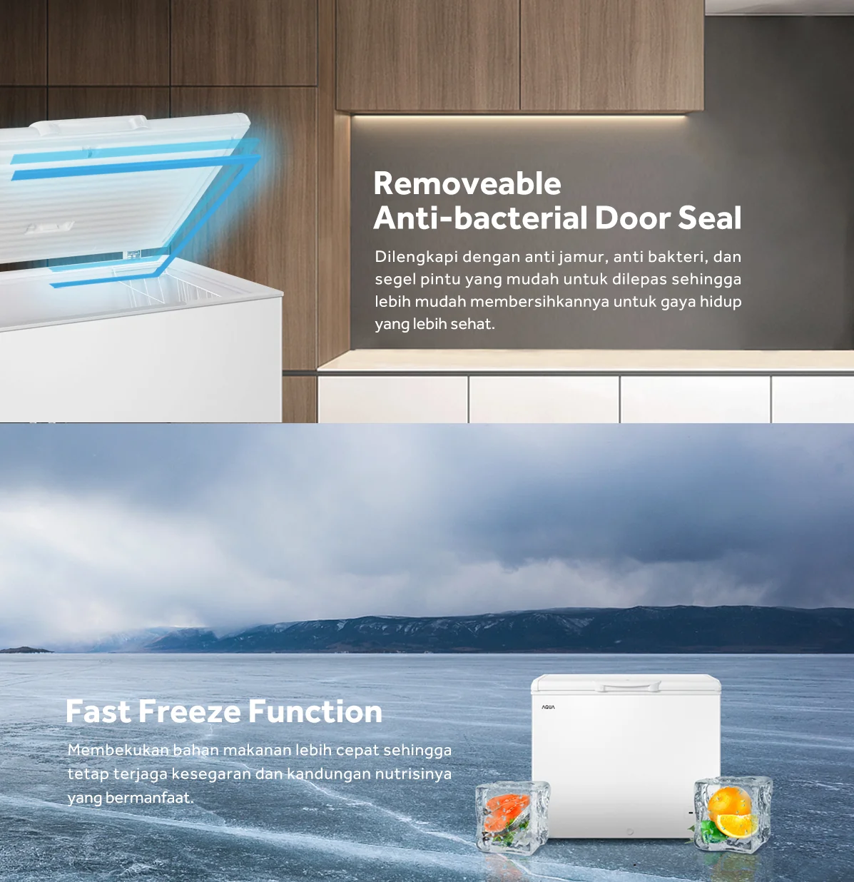 CHEST FREEZER AQUA Elektronik AQF-220HC